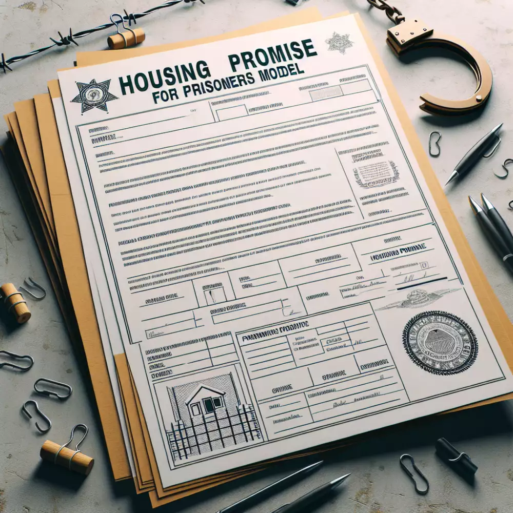 příslib bydlení pro vězně vzor
